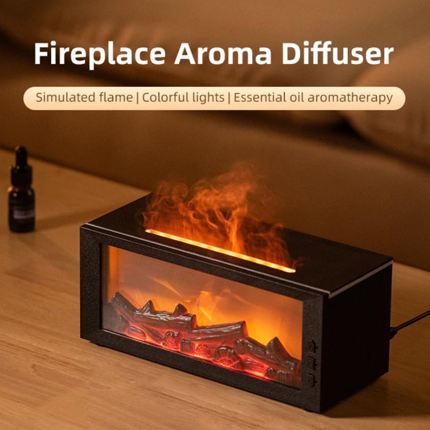 FireMist LED Humidifier and Aroma Diffuser