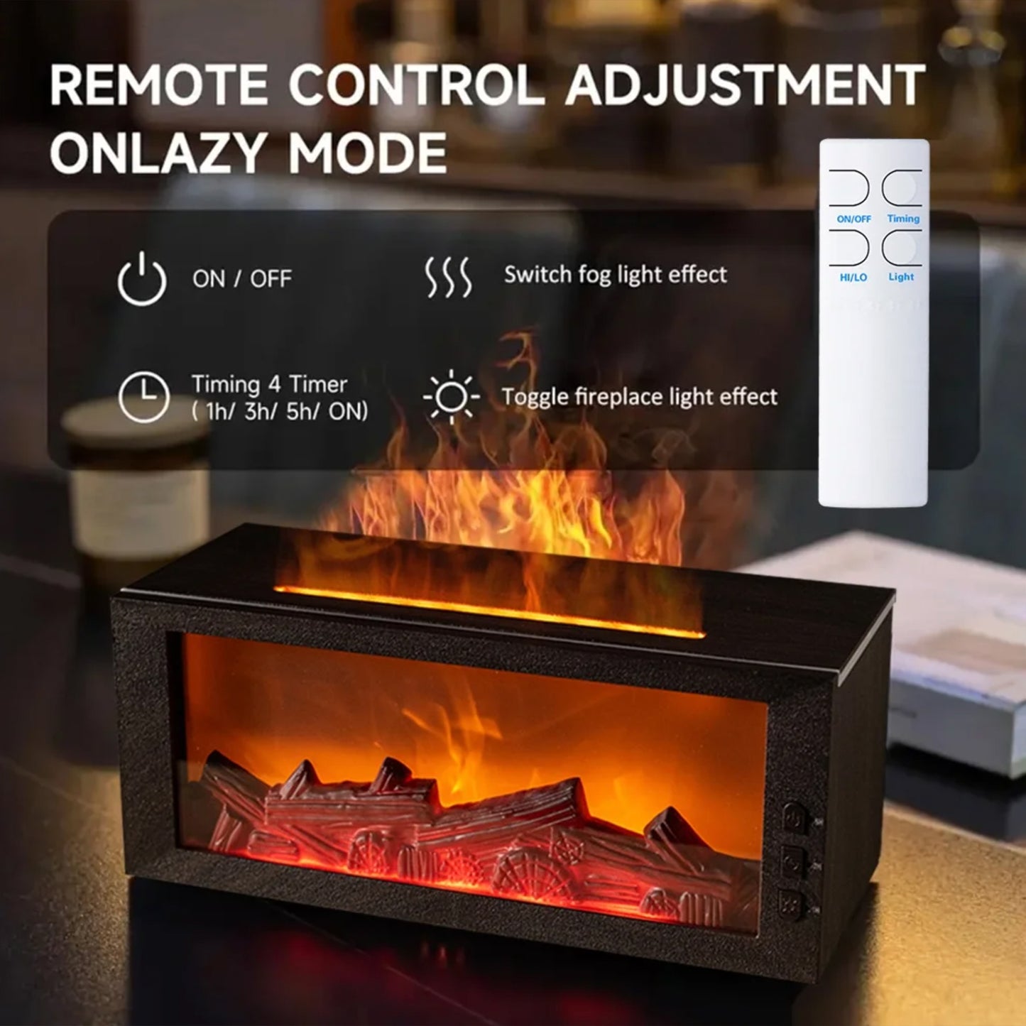 FireMist LED Humidifier and Aroma Diffuser