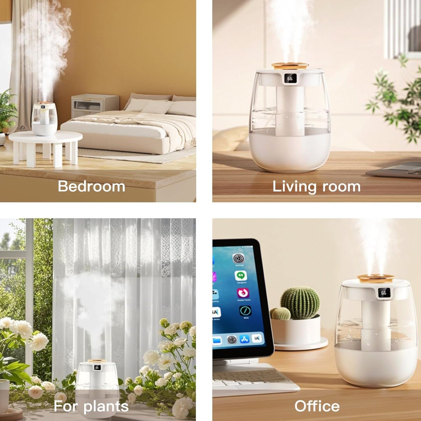 SwiftCool Double Spray Humidifier and Night Light